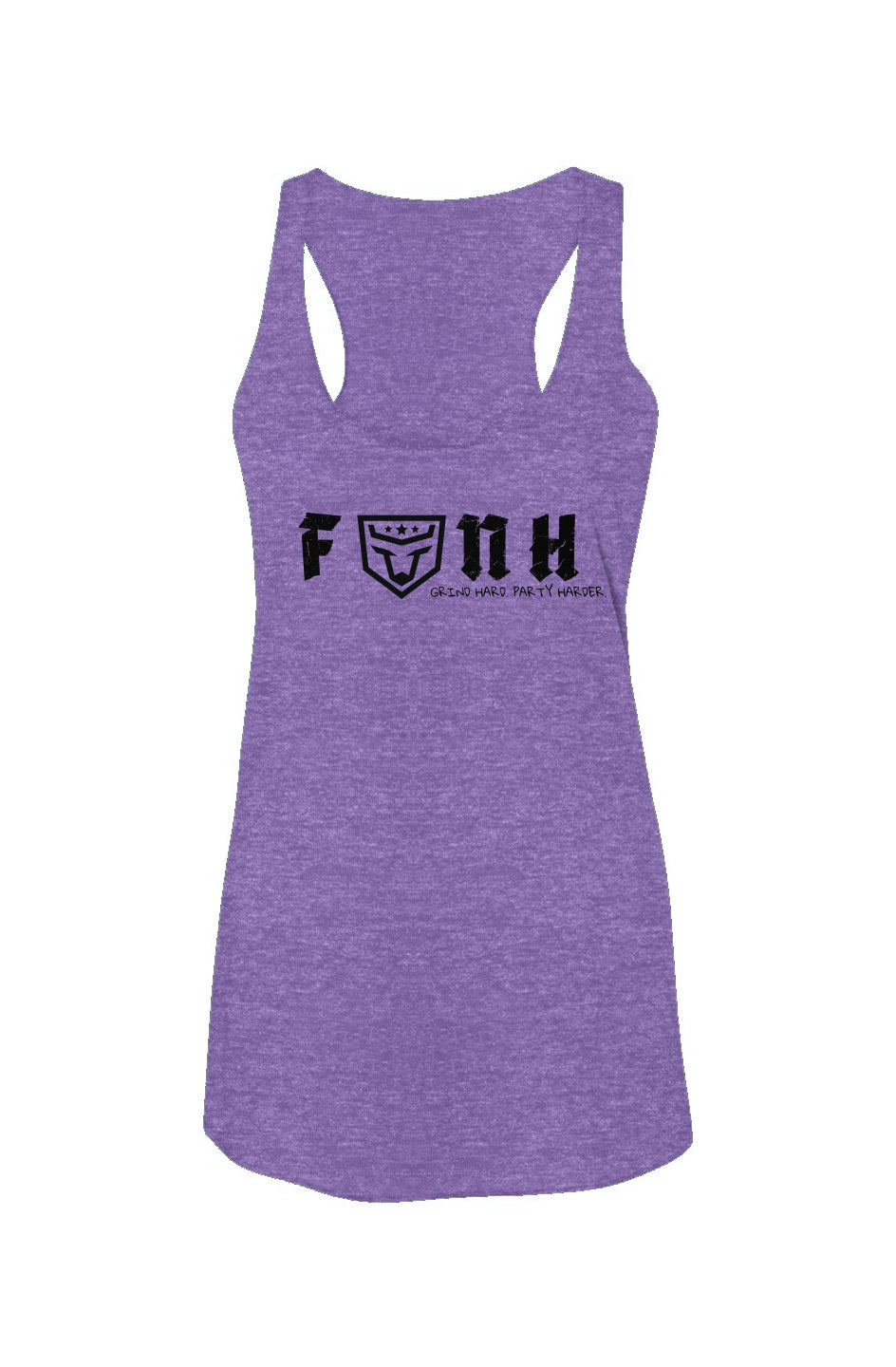 Womens FUNH Racerback Tank +Back