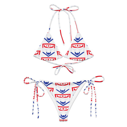 FUNH Red White and Blue Two Piece Bikini