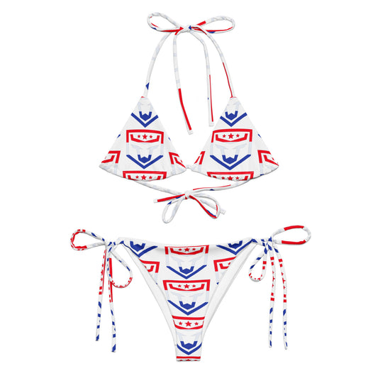 FUNH Red White and Blue Two Piece Bikini