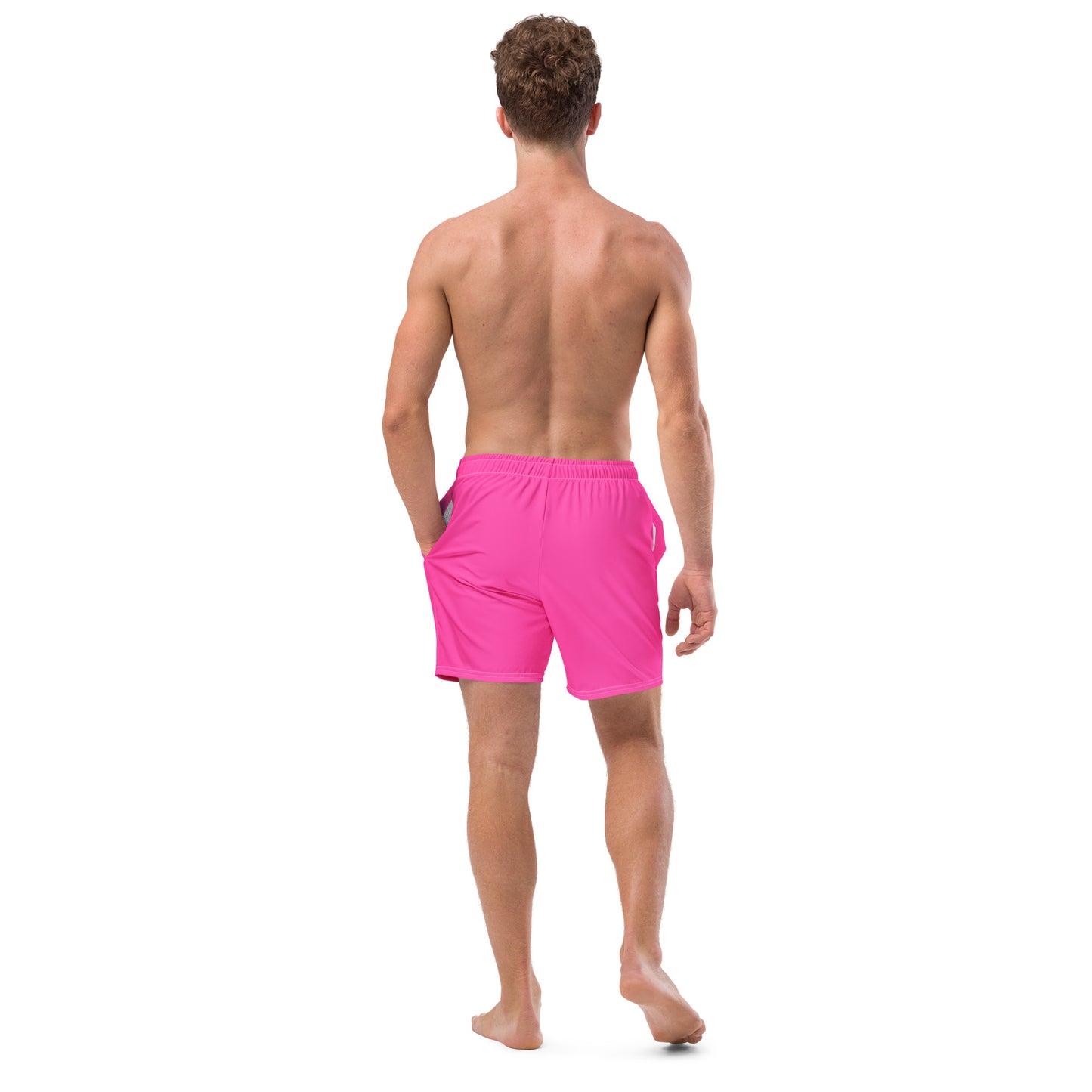 Mens Hot Pink and Teal FUNH Swimwear