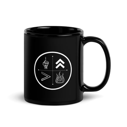 FUNH Black Mug