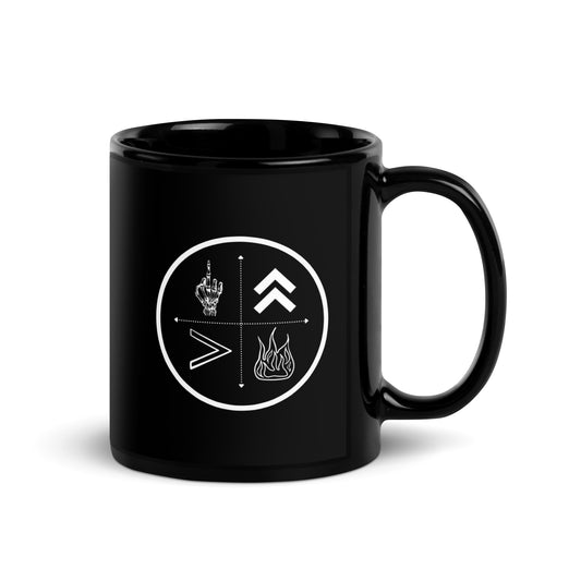 FUNH Black Mug